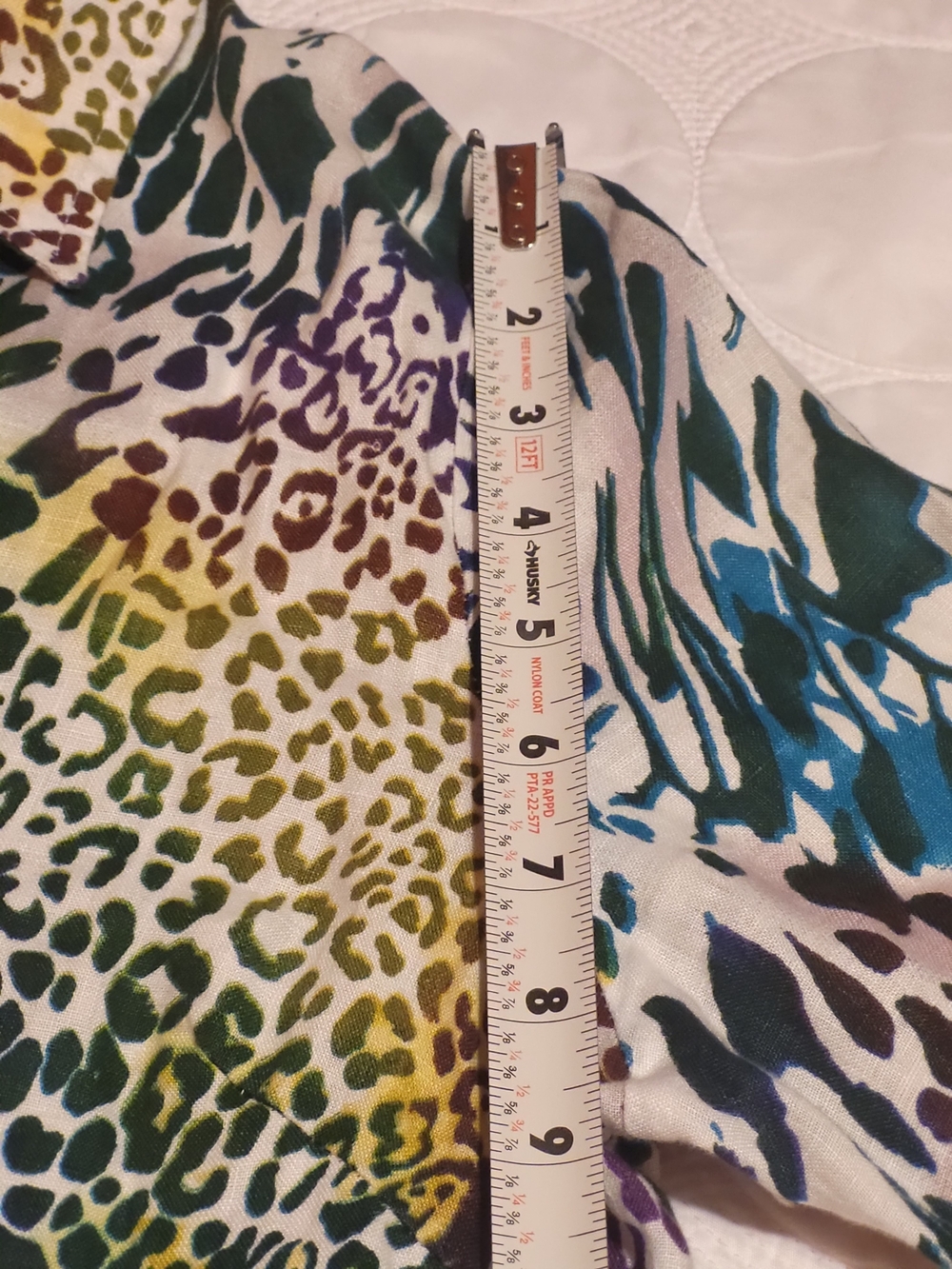 Richard Malcom Women’s Multicolor Animal-Print Button Front Shirt - Picture 7 of 13